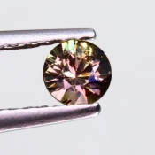 ok. 0,27ct/szt. -ZARĘCZYNOWY SZAFIR NAT.- 3,87x3,91/2,43mm okrągły