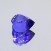 ok. 1,7ct/szt. -AAA NAJCENNIEJSZY TANZANIT NAT.- 7,06x7,47/5,30 serce