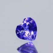 ok. 0,34ct/szt. -AAA NAJCENNIEJSZY TANZANIT NAT.- 4,60x4,40/2,76mm serce