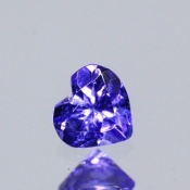 ok. 0,34ct/szt. -AAA NAJCENNIEJSZY TANZANIT NAT.- 4,60x4,40/2,76mm serce