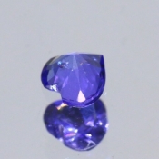 ok. 0,34ct/szt. -AAA NAJCENNIEJSZY TANZANIT NAT.- 4,60x4,40/2,76mm serce