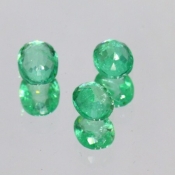 ok. 1,31ct/zestaw -CRISTAL SZMARAGD NAT.- zestaw (kolczyki 2x 5,5x4,2mm +zawieszka 6,5x4,5mm) owal