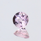 ok. 0,49ct/szt. -NAJCENNIEJSZY MORGANIT NAT.- 5,01x4,91/3,44mm okrągły