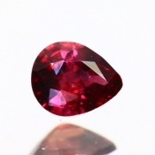 ok. 0,36ct/szt. -PIGEON BLOOD (NAJCENNIEJSZY) RUBIN NAT.- 5,00x3,96/2,28mm kropla