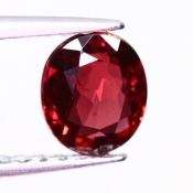 ok. 0,655ct/szt. -ROYAL RED (CZERWIEŃ KRÓLEWSKA) - NAJCENNIEJSZY ODCIEŃ RUBIN NAT.- 5,46x4,71/2,70mm owal