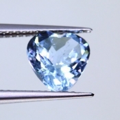 ok. 1,555ct/szt. -SANTA MARIA  AKWAMARYN NAT.- 8,02x7,80/4,88mm serce