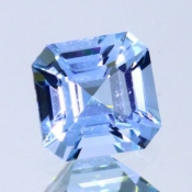 ok. 0,88ct/szt. -SANTA MARIA  AKWAMARYN NAT.- 5,91x6,01/4,12mm ośmiokąt