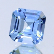 ok. 0,88ct/szt. -SANTA MARIA  AKWAMARYN NAT.- 5,91x6,01/4,12mm ośmiokąt