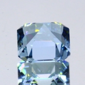 ok. 0,88ct/szt. -SANTA MARIA  AKWAMARYN NAT.- 5,91x6,01/4,12mm ośmiokąt