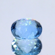 ok. 1,18ct/szt. -SANTA MARIA  AKWAMARYN NAT.- 7,16x7,13/4,12mm okrągły