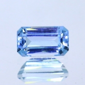 ok. 1,025ct/szt. -SANTA MARIA  AKWAMARYN NAT.- 7,72x4,48/3,84mm ośmiokąt